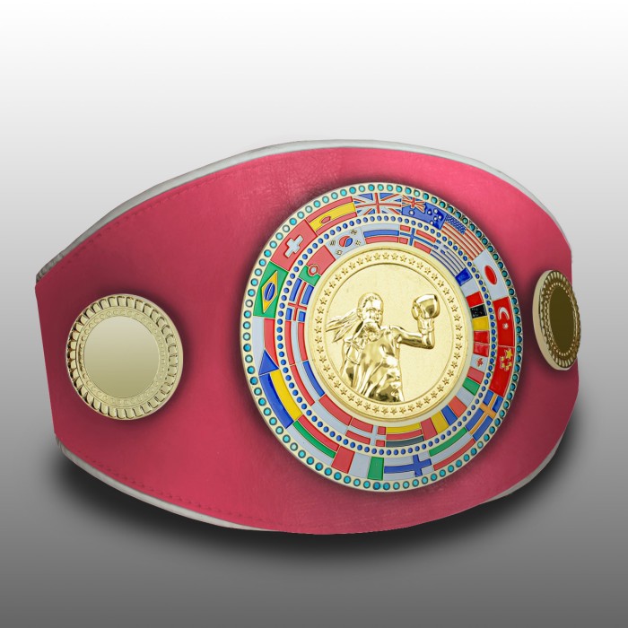 FEMALE CHAMPIONSHIP BELT-PROFLAG/FLAG/G/FEMBOXG-7 COLOURS